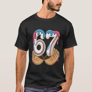 Bysebyll 67 - Glassdråpe 67 Meme Rollig Spelare T Shirt