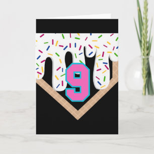 Bysebyll Drip 9-års Home Plate Pojkar Ungdom 9 Kort