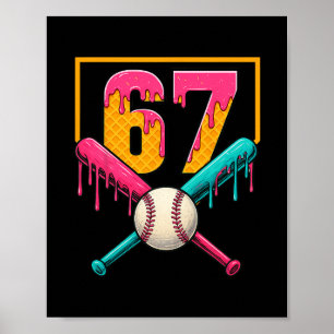 Bysebyll Glassigt Iskräm Läcka Nummer 67 Spelare 6 Poster