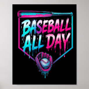 Bysebyll Heldriven Glass Cream som droppar Bysebyl Poster