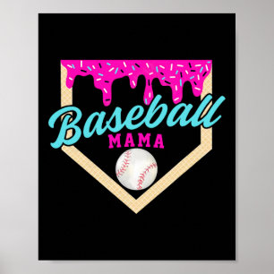 Bysebyll Mama Home Plate Glass Strömmar Med Ströss Poster