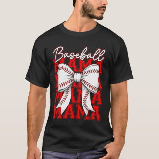Bysebyll Mama Vintage Bysebyll Mom Coquette Bowle T Shirt
