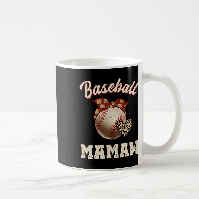 Bysebyll Mamaw Byndana Leopard Heart Fläkt Mor Kaffemugg (Höger)