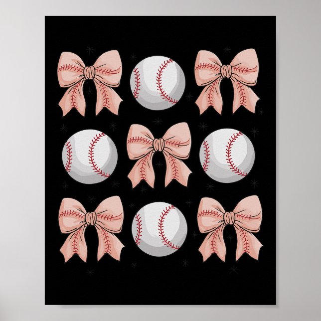 Bysebyll Mamma Coquette Bow Aesthetic Mors Dag W Poster (Framsidan)