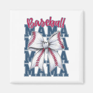 Bysebyll Mamma Coquette Bow Game Day Bysebyll Mamm Magnet