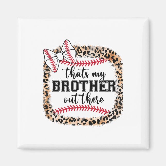 Bysebyll Sister som min bror där ute Magnet (Framsidan)