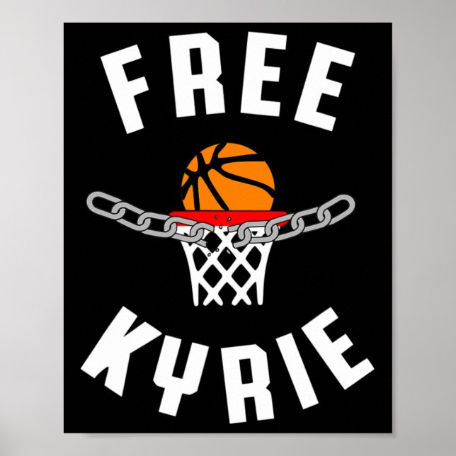 Bysketb Roligt om gratis Kyrie Free Tal Anti Censo Poster (Framsidan)