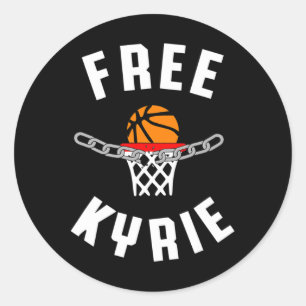Bysketb Roligt om gratis Kyrie Free Tal Anti Censo Runt Klistermärke