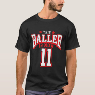Bysketbyll Älskare 11 år gammal dag 11 år T Shirt