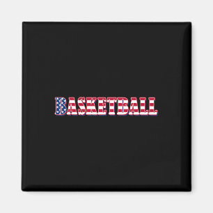Bysketbyll American Flagga - Bysketbyll Magnet