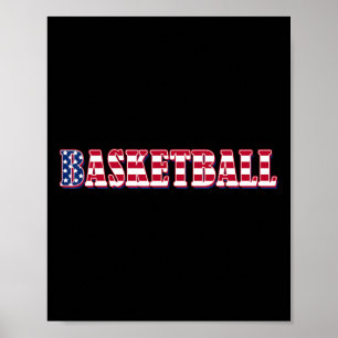 Bysketbyll American Flagga - Bysketbyll Poster
