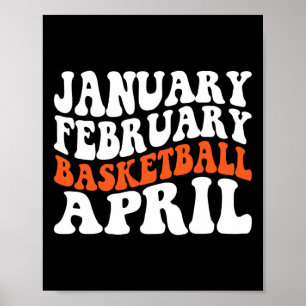 Bysketbyll April i januari i kreativet Poster