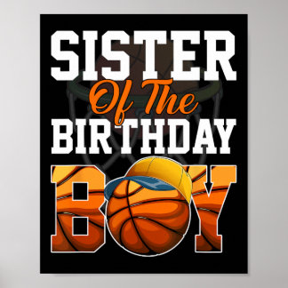 Bysketbyll Birthd för systerbyte B-day Party Poster