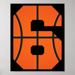 Bysketbyll Boys Birthday Bbyll Player 6 Poster