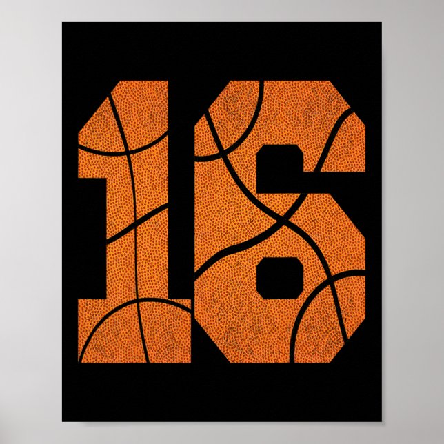 Bysketbyll Boys Kids 16:e födelsedag Poster (Framsidan)