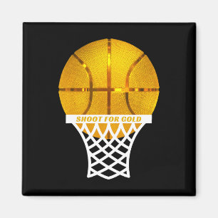 Bysketbyll Byll Ring Net MVP Player Award Slam Dun Magnet