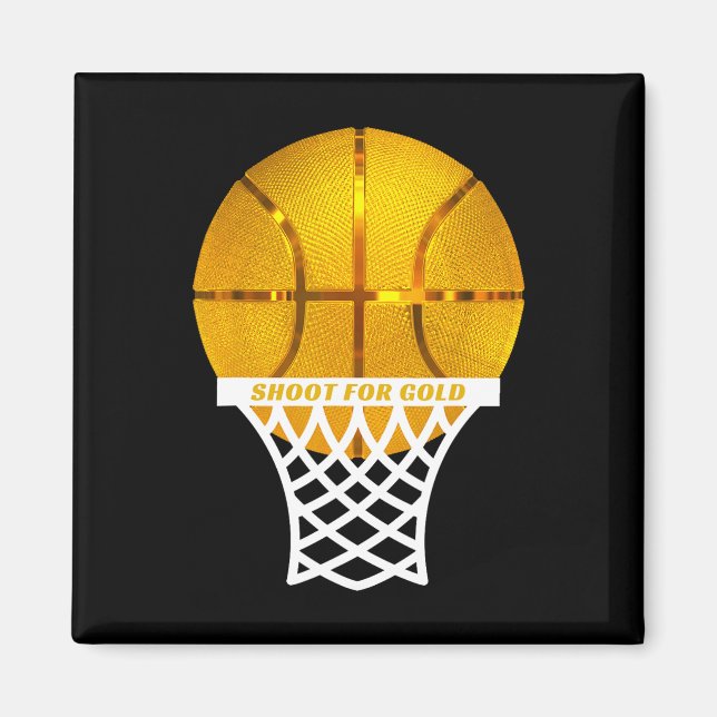 Bysketbyll Byll Ring Net MVP Player Award Slam Dun Magnet (Framsidan)