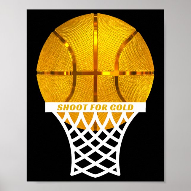 Bysketbyll Byll Ring Net MVP Player Award Slam Dun Poster (Framsidan)