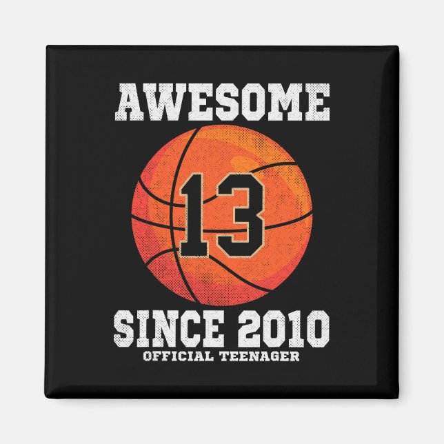 Bysketbyll Fläkt 13 år gammal Officiell Magnet (Framsidan)