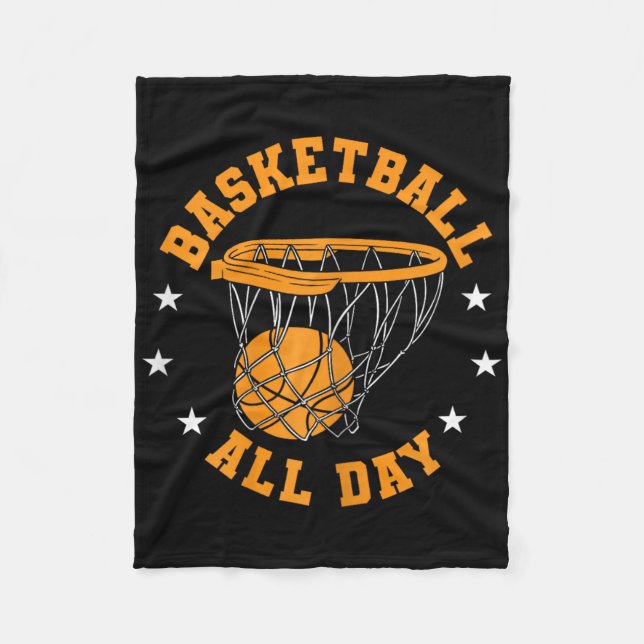 Bysketbyll hela dagsflicka fleecefilt (Framsidan)