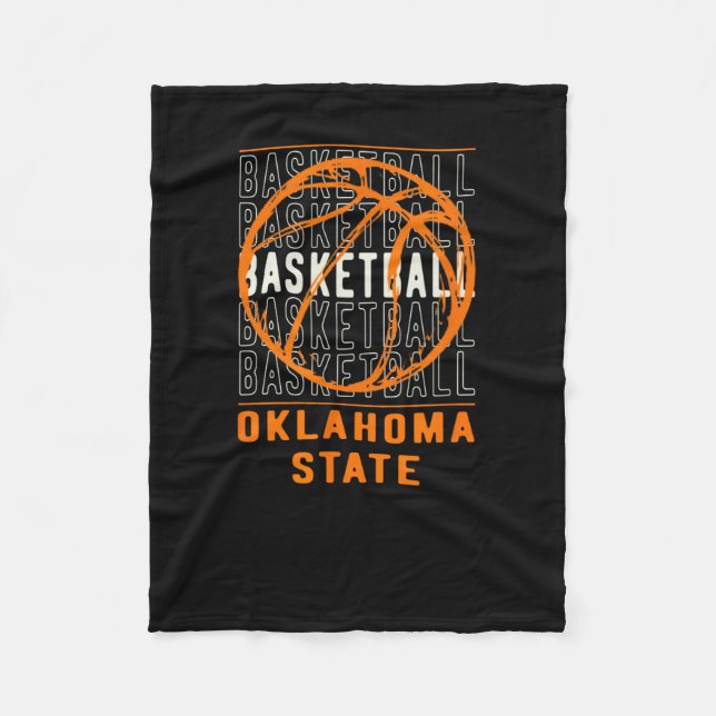 Bysketbyll Oklahoma State Fleecefilt (Framsidan)