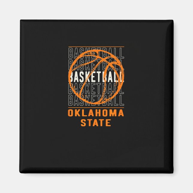 Bysketbyll Oklahoma State Magnet (Framsidan)
