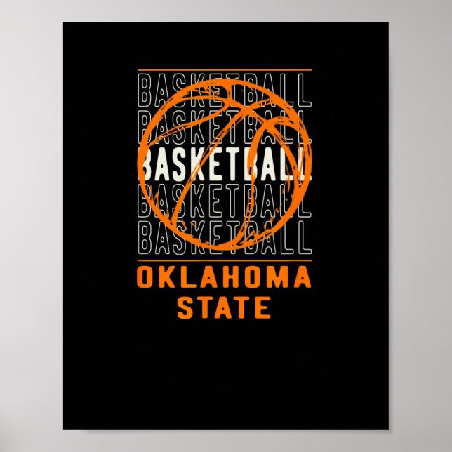 Bysketbyll Oklahoma State Poster (Framsidan)
