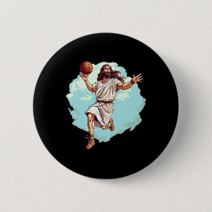 Bysketbyll Player Jesus Ringar spelar Bbyll Lord A Knapp