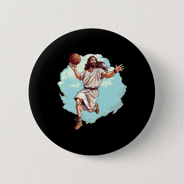 Bysketbyll Player Jesus Ringar spelar Bbyll Lord A Knapp (Framsida)