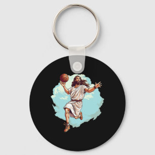 Bysketbyll Player Jesus Ringar spelar Bbyll Lord A Nyckelring