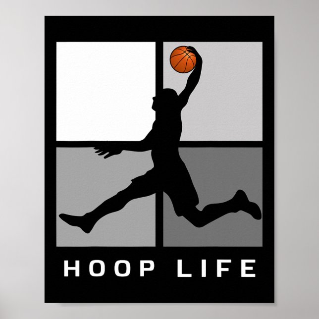 Bysketbyll Player Jumping Design Ring Life Poster (Framsidan)