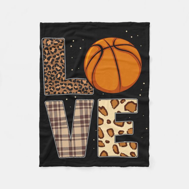 Bysketbyll Player Leopard Cheetah Bysketbyll Kärle Fleecefilt (Framsidan)