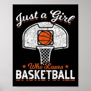 Bysketbyll Player Women Bara en flicka som Kärlek Poster