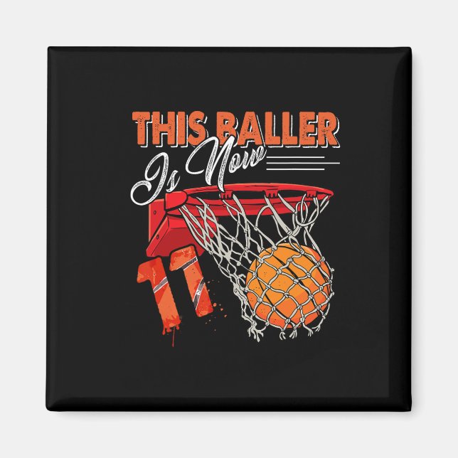 Bysketbyll Roligt 11 år gamla barn, ifall Magnet (Framsidan)