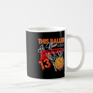 Bysketbyll Roligt 13 år gamla barn Kaffemugg