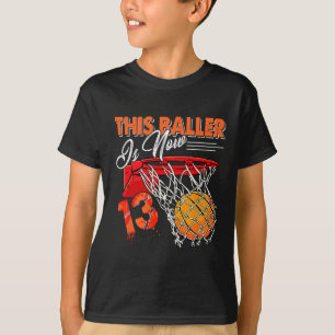 Bysketbyll Roligt 13 år gamla barn T Shirt
