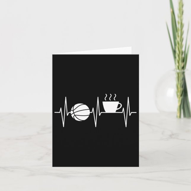 Bysketbyll Roligt Kaffe Älskare Heartslag Bysketby Kort (Framsida)