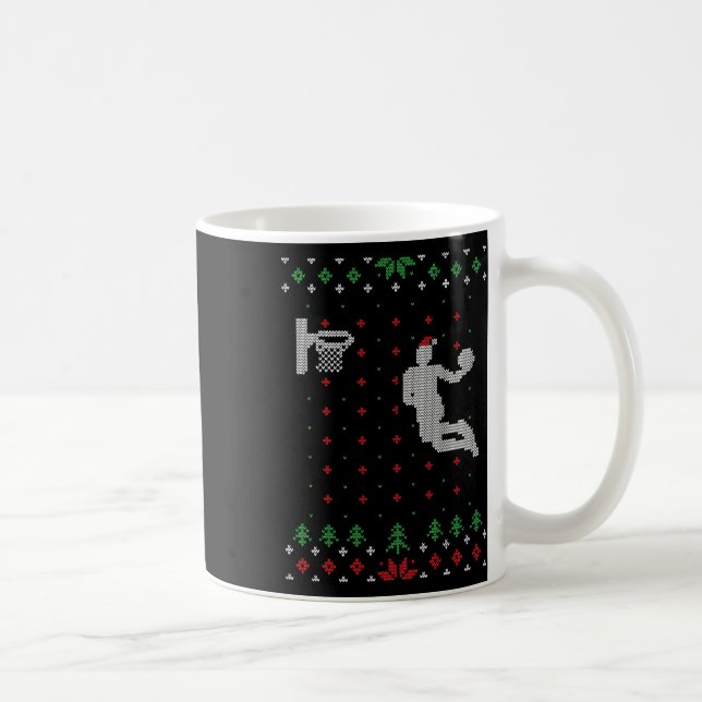 Bysketbyll Roligten Santa Julafton Santa Dunking Kaffemugg (Höger)