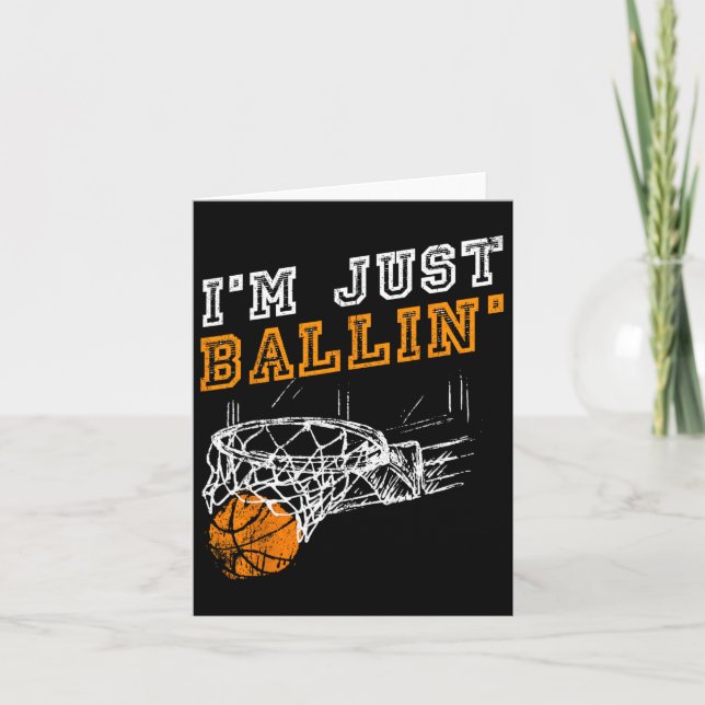 Bysketbyll S För manar Kids Youth Player Slam dunk Kort (Framsida)