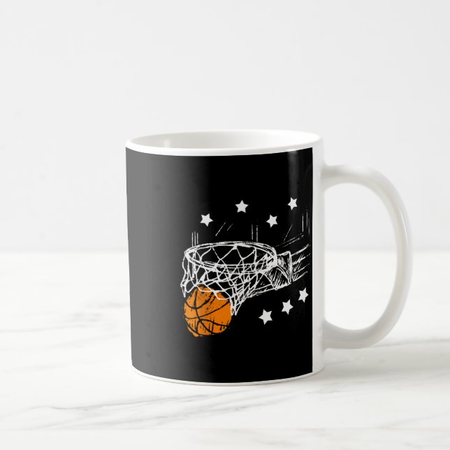 Bysketbyll S För manar Slam dunk Tonåringar Kids Y Kaffemugg (Höger)