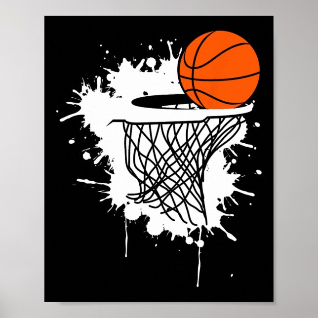 Bysketbyll S För manar Slam dunk Tonåringar Kids Y Poster (Framsidan)
