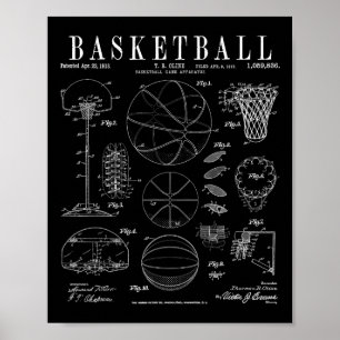 Bysketbyll Teckning-utskrift av gamla Vintagar Poster