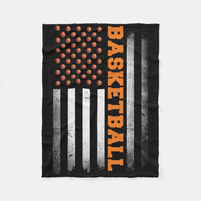 Bysketbyll Usa US Flagga Bysketbyll Manar Boys Fleecefilt (Framsidan)