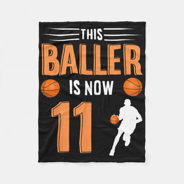 Bysketbyte 11:e födelsedagen - den här byllen är n fleecefilt (Framsidan)