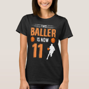 Bysketbyte 11:e födelsedagen - den här byllen är n t shirt