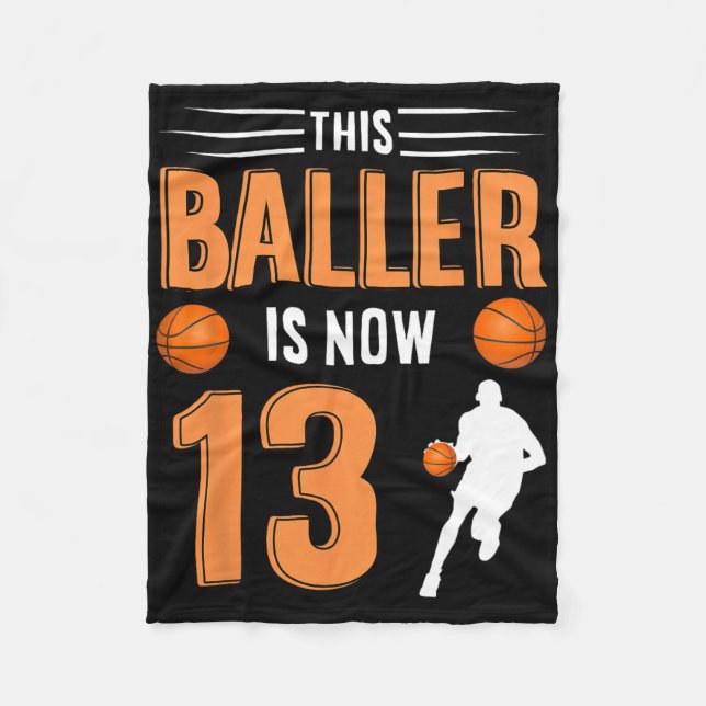 Bysketbyte 13:e födelsedagen - den här byllen är n fleecefilt (Framsidan)