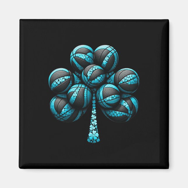 Bysketll St patricks day Irish Sketll Magnet (Framsidan)