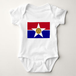 Byskosti baby med flagga Dallas, USA T Shirt