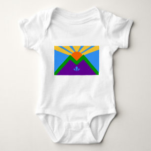Byskosti baby med flagga Manitou Vår T Shirt