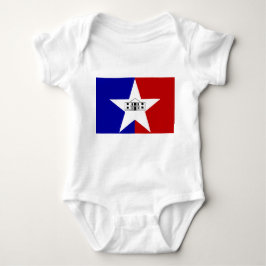 Byskosti baby med flagga San Antonio, USA T Shirt